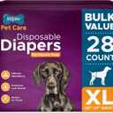 Inspire Pet Care Dog Diapers Female Dogs | Bulk Value Doggie Incontinence, Accidents, for Heat, Pee or Period and Housebreaking (X-Large (28 Count))
