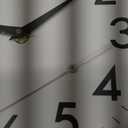 Wall Clock Analog 10 Inch Silent Non Ticking Battery Operated Modern Decorative for Living Room Kitchen Office Bedroom Bathroom(Black)