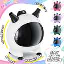 Balloon Pump Electric, Portable Balloons Inflator Air Pump Dual Nozzle, 110V Small Electric Balloons Blower Machine Corded, 600W for Latex Foil Balloon Arch Garland Party Decorations Supplies