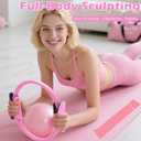 Pilates Kit for Home Workouts Pilates Equipment Set with Ring, Ball, Resistance Bands, Pilates Accessories, Pilates Essentials Kit for Women, Pilates Sets for Home Exercise
