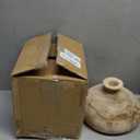 Creative Co-Op Small Paulownia Wood Vase (Each one Will Vary)