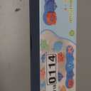 Baby Bath Toys, Mold Free Silicone Shape Sorting & Stacking Bath Toys for Kids Ages 1-3 with 10 Cute Floating Pieces, Color & Shape Sorter Toys Set for Toddler Early Learning Bathtub Fun Essentials (Ocean)