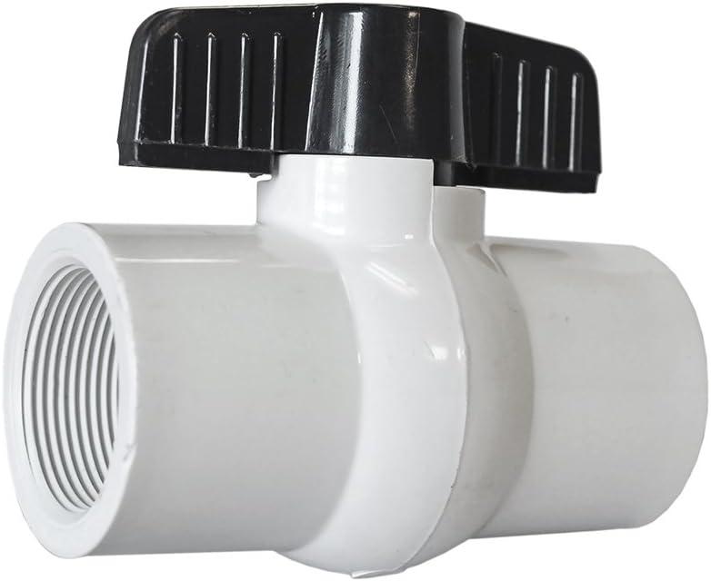 American Valve P200 2" PVC Ball Valve IPS Schedule 40, 2-Inch,White