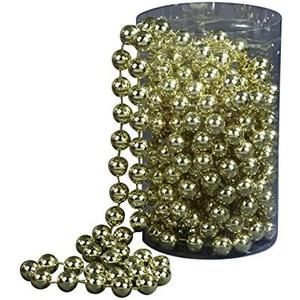 Kurt Adler 15 Feet x 12 MM Gold Bead Garland
