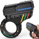 3D Fidget Spinner Slider Toy, EDC Finger Ring Pad Clicer Pistol Hand Roller Desk Sensory Play Toy for Focus Stress Relief, Valentine's Day Gift for Boy Teen Men (Plastic) (Multicolored)