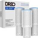 DREO Clean Mist Cartridge 3-Pack for Humidifiers, Compatible with DREO Humidifiers HM311/311S/524/524S/306, Reduce Contaminants Build-up, Healthier Mist, Easier Cleaning