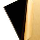 1/4" (6mm) Solid Black Acrylic Plexiglass Sheet 24" x 12" Cast Thick AZM Displays