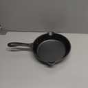 Victoria - SKL-208 Cast Iron Skillet. Small Frying Pan Seasoned with 100% Kosher Certified Non-GMO Flaxseed Oil, 8", Black