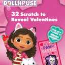 Pack Of 2 Netflix DreamWorks Gabby's Dollhouse Valentine's Scratch Heart Seals