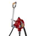 Fill-Rite FR152 Piston Hand Pump with Hose & Nozzle Spout, Red,  8.8 x 23.8 x 8.8 inches