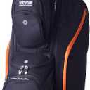 VEVOR Golf Cart Bag with 14 Way Organizer Divider Top, Premium Cart Bag with Stand, Durable Golf Bags with Handles & Dust Cover & Detachable Dual Strap for Men & Women