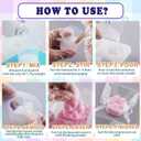 OOTDART Taba Squishy Kit, Complete DIY Silicone Rubber Set with Cats Paw Mold, Ideal for Various Creative Crafts and Stress Relief (8.6, Ounces)