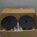 Glass Laundry Detergent Dispenser, 128 oz / 3.5L Fabric Softener Dispenser for Laundry Room Organization, Detergent Holder with Plastic Spigot (Black, 2 Pack)