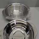 304 Stainless Steel Microporous Colander with Handle, Rice Washers Microporous Strainer Set For washing vegetables, fruits and rice, and draining cooked pasta. (2qt)