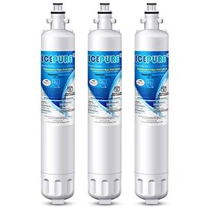 ICEPURE RPWF Refrigerator Water Filter, Replacement for GE RPWF, RWF1063, RWF3600A, WDS-RPWF, WSG-4, DWF-36, R-3600, AQF-RPWF, MPF15350, OPFG3-RF300, WF277, 3Pack