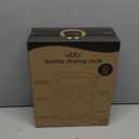 Ubbi Vertical Baby Bottle Drying Rack, Space Saving Countertop Drying Rack Baby Organizer, Gray