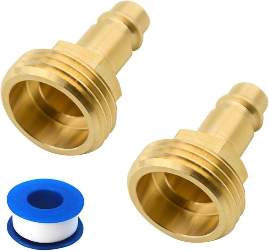 5Pcs Quick Connector Hose Adapter Replacement for PF247007, 1/2" Quick Connector for 3/4" Garden Hose