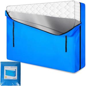 MorTime Mattress Bags for Moving and Storage, Zippered Mattress Storage Bag with 8 Strong Carrying Handles, Reusable Mattress Protector Cover Moving Supplies (Full)