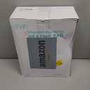 Dowin Heating Pads for Back Pain Relief, Wearable Electric Heating Pad with Massager, 24"x35" Extra Large Heated Pad for Neck and Shoulder Cramps, Auto-Shut Off, Machine Washable (Teal)