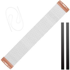 EASTROCK Snare Drum Wires Snare Wire Drum Wire-20 Strand 14 Inch, Snare Drum Accessories with Snare Wire Straps (red copper 20 Strand)