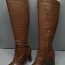 Naturalizer Women's Henny Wide Calf Knee High Boot Cafe Brown Leather, 8M Size