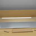 47x14 Mirror Rectangle Full Body Length Door Hanging Wall Mounted Aluminum Alloy Metal Frame Dressing Make-up Mirrors for Entryway Bedroom Bathroom Living Room 47 14 inch Silver