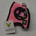 EcoBark Step in Dog Harness - Eco-Friendly Teacup Dog Harnesses for XXS, XS, and Small Dogs - Reflective and Adjustable Mini Body Halter Vest -Tiny Soft Mesh Toy Breed Harness (Bubblegum Pink, XXS) (XXS- 4 to 5 lbs- Chest Up to 11 in (Pack of 1))