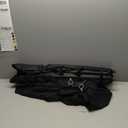 BEIYANG 8.5X10 FT Photo Background Stand with 10X12 FT Black Backdrop Screen, Adjustable Background Holder Support System Kit for Photography Video, Parties Decoration with Carry Bag & Clamps