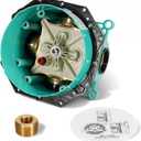 01850181 Universal 3/4" Shower Rough-In Valve Fit for All Hansgrohe Ibox Shower & Bath Tub Systems, Thermostatic & Pressure Balance Trim, Concealed Installation