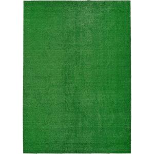 Garland Rug Artificial Grass 7 Ft. X 10 Ft. Large Indoor/Outdoor Area Rug Green -Lush Green, Durable, and Low-Maintenance for Patios, Lawns