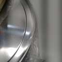 New Star Foodservice Restaurant-Grade Aluminum Pizza Pan/Tray, Wide Rim, 18 Inch, Pack of 6