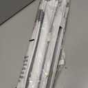 LazBlinds No Drill Cordless Roman Shades, 23'' W x 64'' H, White-Grey