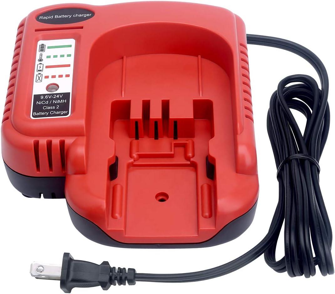 Lasica Replacement for Black & Decker Battery Fast Charger Compatible with Black and Decker 9.6V 12V 14.4V 18V 24V NiCad & NiMh Batteries HPB18-OPE HPB14 HPB12 HPB96 BDCCN24 BDFC240 Firestorm Charger
