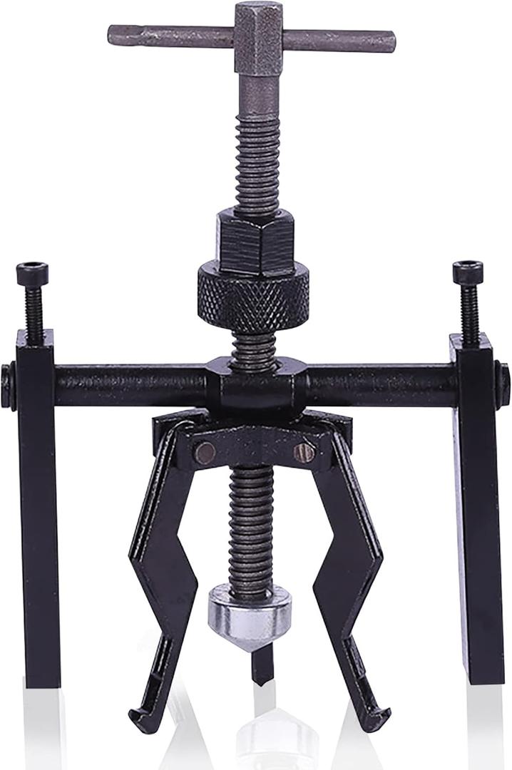 3 Jaw Inner Pilot Bearing Puller Auto Bushing Carbon Steel Gear Extractor Wheel Bearing Puller Automotive Machine Tool Kit for Car SUV Motorcycle Motorbike