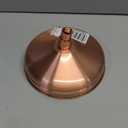 8 Inch Stainless Steel Copper Shower Head Antique Red, Big Large Round Rainfall Showerhead Sprayer, High Pressure Sprinkler Nozzle Single Head Replacement for Bathroom Garden Bath Waterfall Experience