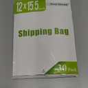 12"x15.5" Poly Mailers White Shipping and Envelope Bags Pack of 30