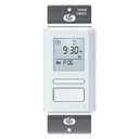 Toolhome 7 Day Programmable In-Wall Timer Switch Automatically Turns Lights and Fans On/ Off at Sunrise/ Sunset, Neutral Wire Required
