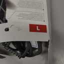 Yaktrax Run Traction Cleats for Running on Snow and Ice (Large, Gray/Red)