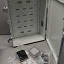 Joinfworld Vented Outdoor Enclosure Box 18.1x12.6x6.4 Outdoor WiFi Enclosure Waterproof White Nema Electrical Box with Cooling Fan for Electronics