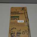 Navona 30 PCS Bamboo Toothbrushes Pack, BPA Free Medium Soft Bristles Toothbrushes for Adults, Eco-Friendly Natural Wooden Toothbrush Bulk, Box of Two Reusable Travel Toothbrush