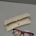 Madison Avenue Square Vintage TR90 Blue Light Blocking Reading Glasses for Women, Anti Eyestrain/Glare Computer Readers, +2.50