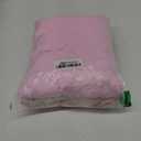 Reidio 1Pcs Toddler Pillow Double Sided Breathable Soft Cotton & Minky Dot Fabric Kids Pillow Cute Small Pillow Machine Washable (Rose)