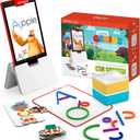Osmo-Little Genius Starter Kit for Fire Tablet-4 Educational Learning Games-Preschool Ages 3-5-Phonics, Problem Solving & Creativity-STEM Toy Gifts,Kids (Osmo Fire Tablet Base Included)