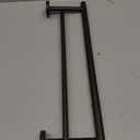 JQK Black Double Towel Bar, 19 Inch 304 Stainless Steel Thicken 0.8mm Towel Rack Bathroom, Towel Holder Matte Black Wall Mount, Useable Length 16 Inch, TB100L16-PB