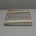 Aiwaiufu Adjustable Extendable Oven Rack, Universal Chrome-Plated Wire Shelf, Expands from 14.5" to 25.5" Wide, Compatible with GE, Whirlpool, Frigidaire, Kenmore, Samsung, LG, Ovens  2 Pack