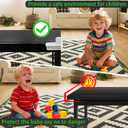 2 x Baby Corner Protector Corner Protector Baby Furniture Corner Protection Transparent Cover Sharp Furniture and Table Top Edges with Adhesive 12 Pack(L-Shaped)