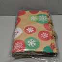 24 Kraft Christmas Gift Paper Bags Bulk with handles and 60 Count Christmas Gift Tags-Assorted sizes set for Wrapping Xmas Holiday Presents(6 Jumbo,6 Large,6 Medium,6 Small)