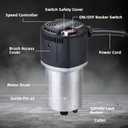 Woodworking 3.25HP Router, 2400W, 4.2" Diameter, 1/2" and 1/4" Collets, 120V60Hz, Model RT-001M (Motor)