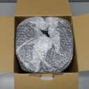 IMIPAW Automatic Cat Feeders, 3L Timed Cat Dry Food Dispenser with Desiccant Bags, Dual Power Supply, Programmable Portion Size, 6 Meals, 20 Portions Per Day, Auto Pet Feeder for Cats and Small Dogs (White)