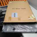 Threshold Ramp for Doorways, Adjustable Height 2.6"-6" Aluminum Wheelchair Ramp with Heightening Screws and Swivel Angle Leg, 1100lbs Load Capacity, 22x36 Curb Ramp for Trolley,Power Chairs